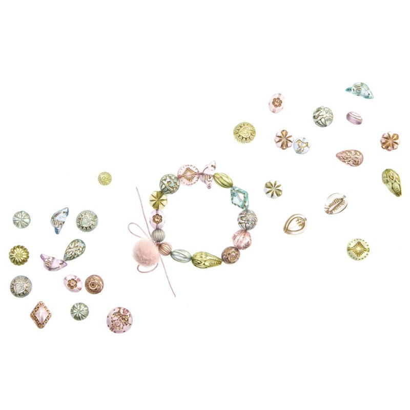 Koraliki akrylowe 40g - Vintage Jewels GRKO-169 Dalprint
